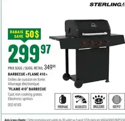BMR STERLING Barbecue flame 410 offer