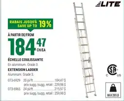 BMR Échelle coulissante offer