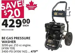 Co-op Be gas pressure washer offer