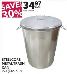 Co-op Steelcore metal trash can offer