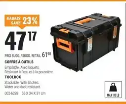 BMR Coffre à outils offer