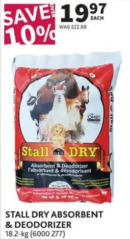 Co-op Stall dry absorbent & deodorizer offer