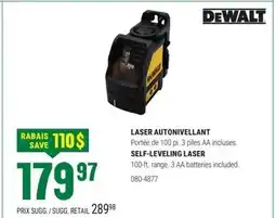 BMR DEWALT Laser autonivellant offer