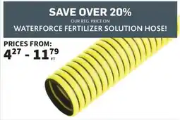 Co-op Waterforce fertilizer solution hose offer