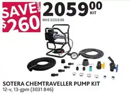 Co-op Sotera chemtraveller pump kit offer