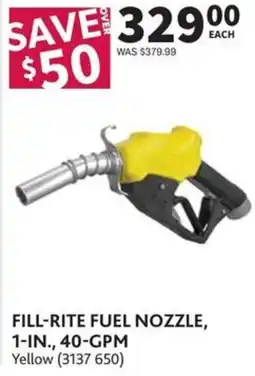Co-op Fill-rite fuel nozzle, 1-in., 40-GPM offer