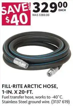 Co-op Fill-rite arctic hose, 1-in. x 20-ft. offer