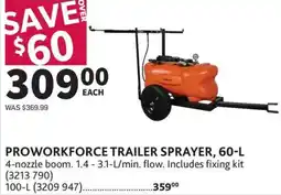 Co-op Proworkforce trailer sprayer offer