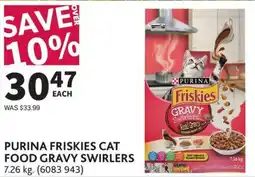 Co-op Purina friskies cat food gravy swirlers offer