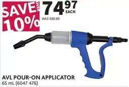 Co-op AVL pour-on applicator offer