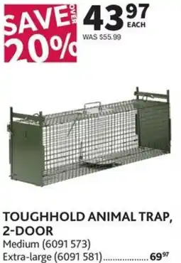 Co-op Toughhold animal trap, 2-door offer
