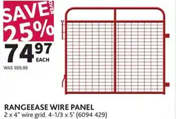 Co-op Rangeease wire panel 2 x 4" offer
