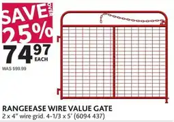 Co-op Rangeease wire value gate 2 x 4'' offer