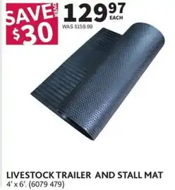 Co-op Livestock trailer and stall mat 4 x 6'' offer