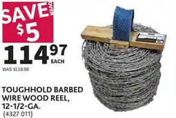Co-op Toughhold barbed wire wood reel 12-1/2-GA offer