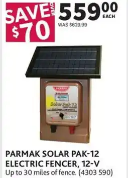 Co-op Parmak solar pak-12 electric fencer, 12-V offer