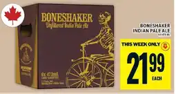 Food Basics Boneshaker Unfiltered India Pale Ale offer
