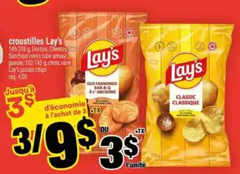 Super C CROUSTILLES LAY'S offer
