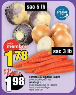 Super C CAROTTES ou OIGNONS JAUNES offer