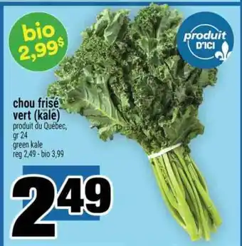 Super C chou frisé vert (kalé) offer