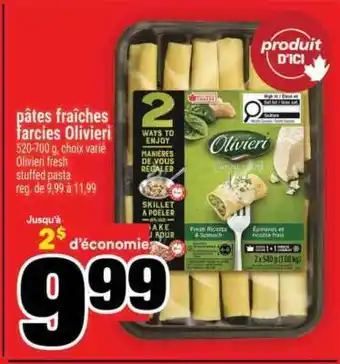 Super C PÂTES FRAÎCHES FARCIÉS OLIVIERI offer
