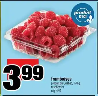 Super C FRAMBOISES offer