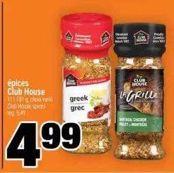 Super C épices Club House offer