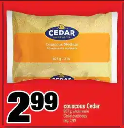 Super C COUSCOUS CEDAR offer