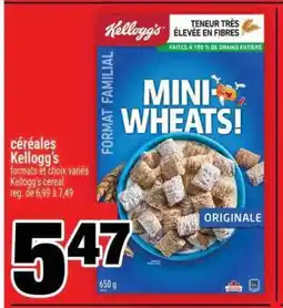 Super C Kellogg's Mini-Wheats offer