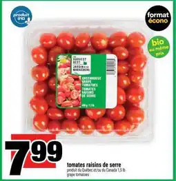 Super C TOMATES RAISINS DE SERRE offer