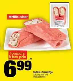 Super C tortillas Snack2go offer