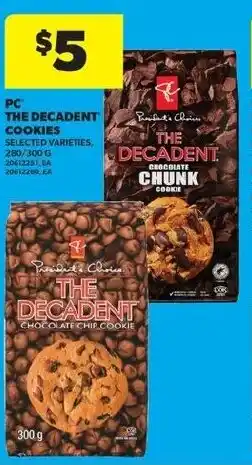 Real Canadian Superstore Pc the decadent cookies offer