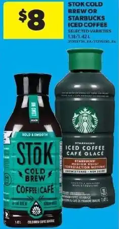 Real Canadian Superstore Stok cold brew or starbucks iced coffee offer