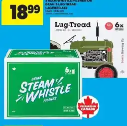 Real Canadian Superstore Steam whistle pilsner or beau's lug tread lagered ale offer