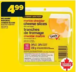 Real Canadian Superstore Natural cheese slices offer
