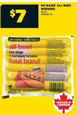Real Canadian Superstore All-beef wieners offer