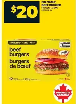 Real Canadian Superstore Beef burger offer