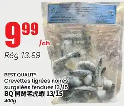 Btrust Supermarket BEST QUALITY Crevettes tigrées noires surgelées fendues 13/15 offer