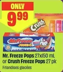 FreshCo Mr. Freeze Pops offer