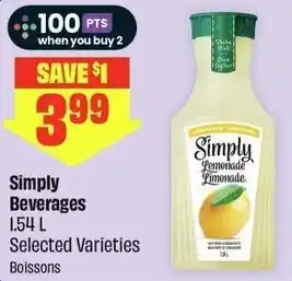 FreshCo Simply Beverages offer