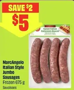 FreshCo MarcAngelo Italian Style Jumbo Sausages offer