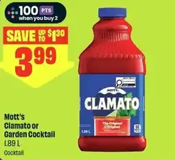 FreshCo Mott's Clamato or Garden Cocktail offer
