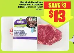 FreshCo Barakah Meadows Grass Fed Striploin Steak offer