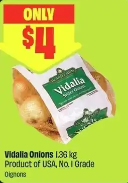 FreshCo Vidalia Onions offer
