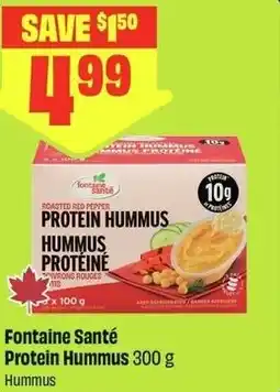 FreshCo Fontaine Santé Protein Hummus offer