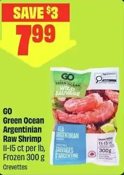 FreshCo GO Green Ocean Argentinian Raw Shrimp offer