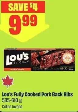FreshCo Lou's Fully Cooked Pork Back Ribs offer