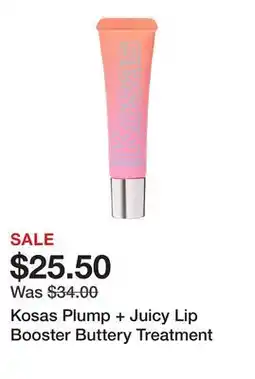 Sephora Kosas Plump + Juicy Lip Booster Buttery Treatment offer