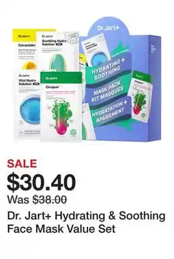 Sephora Dr. Jart+ Hydrating & Soothing Face Mask Value Set offer