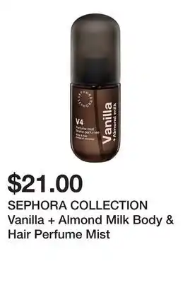 Sephora SEPHORA COLLECTION Vanilla + Almond Milk Body & Hair Perfume Mist offer